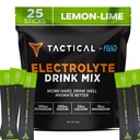Fluid Tactical - 25 Count Electrolyte Powder | Lemon Lime | Travel Ready Drink Mix | Extreme Re-Hydration