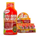 Vitamin Energy Focus+ Extra Strength Energy Shot Fruit Punch 12 Pack, 260mg Natürliche Koffein, B-Vitamine, CoQ10, Aminosäuren, Fokus, Produktivität & Clarity, Zero Sugar, Glutenfrei, 1,93 fl oz