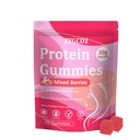 Protein Gummies for Women & Men, 20g Protein per Serving, Zero Sugar, Vegan, Supports Hair Skin Nails Health with Collagen, Energy Boosting Supplement, Mixed Berries Flavor, 60 Gummies (1) (1)