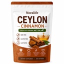 Noralife Ceylon Cinnamon Premium Organic MCT Oil Softgels, 300 Count | Metabolic Support, Antioxidant Support