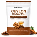 Noralife Ceylon Cinnamon 7200mg Equivalent with MCT Oil