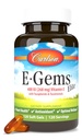 Carlson - E-Gems Elite, 400 IU (268 mg) Vitamin E with Tocopherols and Tocotrienols, Optimal Wellness, 120 Soft Gels