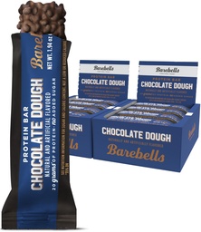 Barebells Protein Bars Chocolate Dough - 12 Count, Pack of 2 - Protein Snacks with 20g of High Protein - Low Carb Protein Bar with 1g of Total Sugars - Perfect on The Go Low Carb Snack & Breakfast Bars