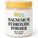 Herbs Botanica Magnesium Hydroxide Powder 8 oz Fine Powdered Magnesium for DIY Use, Deodorant, Toothpaste, and Crafting Ozonated Magnesium Oxide Alternative