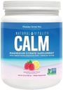 Natural-Vitality Calm Magnesiun Citrate Powder, Raspberry Lemon Flavor, 20 Ounces+ VSL Sticker