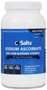 C-Salts Pure Sodium Ascorbate Vitamin C Powder - Non-Acidic Sugar-Free Buffered Powdered Drink for Hydration & Immune Support - Antioxidant for Overall Wellness - Perfect for Drinks or Recipes - 8 oz