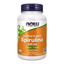 NOW Nahrungsergänzungsmittel, Organic Spirulina 500 mg mit Vitaminen, Mineralien und GLA (Gamma-Linolensäure), 200 Tabletten