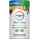 Regenbogenlicht Multivitamin für Männer, Vitamin C, D & Zink, Probiotika, Männer ein Multivitamin bietet hohe Potenz Immununterstützung, Non-GMO, Vegetarisch, 30 Tabletten