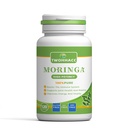 Pure Moringa Powder Capsules Organic Moringa Leaf Green Superfood Supports Energy Immunity Skin Gut and Joint Health Gluten Free Supplement 120ct