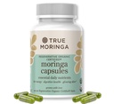 Organic Moringa Capsules | Regenerative Organic Certified® Oleifera Supplement | Nutrient-Dense Superfood for Energy, Immunity & Wellness | 60 Capsules