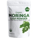 Iyasa Holistics Organic Moringa Leaf Powder 8 oz - USDA Certified Pure Moringa Oleifera Superfood Powder - Green Smoothie, Tea, Energy Booster - Pure Ayurveda Products