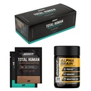 ONNIT Premium Alpha Brain Bundle - Nootropic Brain Supplement (30 Zähler) für Fokus, Konzentration & Gedächtnis + Gesamt Mensch Tag und Nacht Vitamin Packs für Männer und Frauen (30 Tage Versorgung)