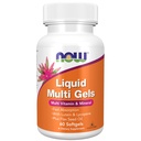 JETZT Nahrungsergänzungsmittel, flüssige Multi Gele mit Lutein und Lycopin, plus Flax Seed Oil, 60 Softgels