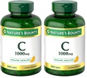 Nature's Bounty Vitamin C 1000mg, Supports Immune and Antioxidant Health, Vitamin C Supplement, 1 Per Day, 300 Vegetarian Caplets (Pack of 2)