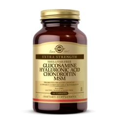 Solgar Glucosamine Hyaluronsäure Chondroitin MSM (Shellfish-Free), 60 Tabletten - Joint Support & Comfort - Unterstützt aktive Lebensstile - Non-GMO, Glutenfrei, Dairy Free - 20 Portionen