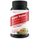 Super Colon Cleanse Herbal Vitamin Detox - Herbal Cleanse, Detox, & Immune Support - Promote Healthy Digestion & Constipation Relief with Psyllium & Magnesium Oxide - Help Reduce Stomach Bloating