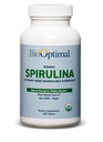 BioOptimale Bio Spirulina Tabletten - Bio, Non-GMO, keine Zusatzstoffe oder Füllstoffe - 500mg Premium-Qualität Diät-Beilage mit Vitaminen, Mineralien, & Antioxidantien (240 Tabletten)