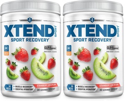 Scivation XTEND Sport BCAA Powder Strawberry Kiwi Splash - Electrolyte Powder for Recovery & Hydration with Amino Acids - 30 Servings,(Pack of 2)