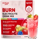 Venture Pal Electrolyte Packets – Clean Electrolytes, Electrolytes Zero Sugar, Low Sodium Formula, Mixed Flavors, 16 Pack