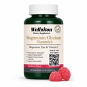 Magnesium Glycinate Gummies 100mg -Magnesium Gummies for Adults with Zinc & Vitamin C, Gentle on Stomach, Sleep, Calm & Muscle Support, Sugar-Free Raspberry Flavor, 60 Count (30-Day Supply)