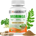 Moringa Oleifera Capsules, 50:1 High Potency Extract- Superfood Supplement - Vegan, Non-GMO, Gluten Free - 60 Count