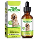 Yeast Infection Treatment for Dogs (2 fl oz), Natural Yeast Treatment for Dogs, Supports Healthy Itch Relief, Dog Allergy Relief, Alleviates Itching, Improves Coat & Skin, Dog Herbal Supplement