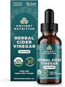 Antike Nahrung Kräuter Apfel Apfel Apfel Apfelessig Ergänzung mit Superfood & Antioxidantien, Organische Apfel Apfelessig-Tinktur, USDA Certified Organic, Vegan, Glutenfrei, 2 Unzen, 30 Servierungen