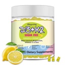 Vitamin D3K2 Gummies,Vitamin D3 10000 IU with K2 200mcg,VitaminC,Calcium,Magnesium,Zinc,Support for Bones,Joints,Muscles,Nerves,and Immune System (60, Lemon，Sugar-Free)