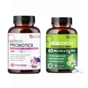 NATURE TARGET Probiotics for Women-Men-Kids Digestive Health with Fiber