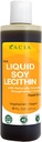 Kacia Pure Soy Lecithin Liquid | Vegan Lecithin 8 oz | Natural Food Grade Emulgator & Stabilisator für Backwaren & Pralinen | Lecithin Soy Moisturize in Haut und Haarkosmetik Kreationen