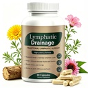 Lymphatic Drainage Capsules, New Maximum Potency Formula with Dandelion Extract, Natural Ingredients, Immune Support, Lymphatic Drainage Supplement for Fast Absorption, Vegan & Non-GMO, 60 Capsules