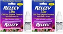 Releev 1-Day Cold Sore Treatment 6 mL – Fast Relief for Fever Blisters, Pain, Tingling & Itching – Soothing Non-Irritating Formula (Pack of 2)