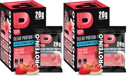 Protein2o 20g Whey Protein Isolate Clear Protein Powder, 360mg of Electrolytes, Vitamins B5 & B6, Sugar Free, Strawberry Watermelon, 16-Pack