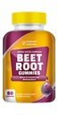 SupaLab Beet Root Gummies – Nitric Oxide Complex with Grape Seed & Pomegranate – Supports Blood Circulation & Antioxidant Defense – Grape Flavor – 60 Gummies