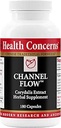 Health Concerns Channel Flow – Muskelrelaxation & Schmerzunterstützung Ergänzung für Männer & Frauen – Corydalis Wurzelextrakt – Chinesische Kräuterformel für Kopfschmerzen, Gelenk & Menstruationsstörung – 180 Kapseln