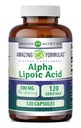 Erstaunliche Formeln Alpha Liponsäure 300 Mg Kapseln Ergänzung | Non-GMO | Gluten Free | Made in USA (120)