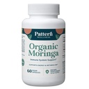 Pattern Wellness Organic Moringa Oleifera Supplement – Antioxidant Support & Cell Function – Whole Leaf Complete Formula – Vegan, Non-GMO– 60 Capsules