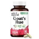 Wild & Organic Goats Rue Capsules 1200 mg - Lactation Supplement with Goat's Rue Herb - 90 Vegan Capsules for Lactation Support - 45 Days Supply - No Fillers, Non-GMO