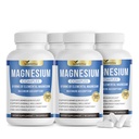8-in-1 Magnesium Complex 1000mg – High Absorption Magnesium Glycinate, Citrate, Malate & More – Bone, Muscle, Nerve & Relaxation Support (4 Bottle | 360 Capsule)