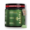 Moringa Leaf Capsules 1000mg – Organic Pure Moringa Powder Supplement – Natural Plant-Based Nutrition – Non-GMO, Gluten-Free – 60 Capsules – Made in USA