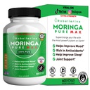 Robellerina Moringa Pure Max Supplement, 800mg Pure Moringa Leaf Extract for Mood Support, 60 Veggie Capsules