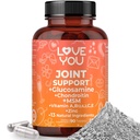 Love You Joint Support Supplement for Relief - Glucosamine, Chondroitin, MSM & Turmeric - Supports Mobility & Flexibility (Bones, Back, Knees, Hands), 90 Tablets, 45-Day Supply - Made in USA