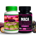 Maximum Booty Support & Curvier Hips – Aguaje + Black Maca Pills for Women – Natural Feminine Curve & Body Shape Formula – 2 Bottle Pack