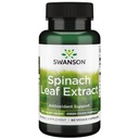 Swanson Spinat Blatt Extrakt - Kräuterergänzung Förderung Gesamtgesundheit - Grüne Lebensmittel Formel w/Beneficial Thylakoids & Chlorophyll - (60 Veggie Kapseln, 650mg Jeder)