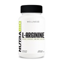 NutraBio L-Arginin-Ergänzung, 750mg – Nitric Oxid Precursor, unterstützt Blutfluss, Gefäßgesundheit und Muskelwachstum- L Arginine-Ergänzungen für Männer und Frauen- 120 Kapseln