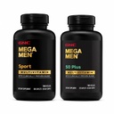 GNC Men’s Performance & Vitality Bundle (2 Items): Mega Men Sport (180 Count) & Mega Men 50 Plus (120 Count)