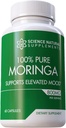 Moringa Kapseln (60 Count) - Moringa Pulver Kapseln verpackt mit essentiellen Vitaminen und Antioxidantien - Moringa Kapsel für Gehirnunterstützung - Moringa Blatt Kapseln