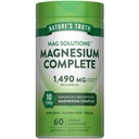 Nature's Truth Complete Magnesium Complex | 60 Capsules | with Magnesium Glycinate, Oxide, Gluconate | Vegan, Non-GMO & Gluten Free Supplement