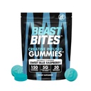 BEAST BITES Creatine Infused Gummies® - 5g Creatine Monohydrate Per Serving - NSF Certified for Sport, Clean Label Project Certified (150 Gummies, Sweet Blue Raspberry)