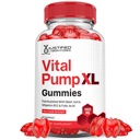 Justified Laboratories Vital Pump XL Performance Gummies 1000MG Advanced Formula Vital PumpXL Formulated with Beet Juice ACV Pomegranate Beet Powder B12 Vegan Non GMO 60 Gummys
